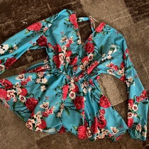 Akira Floral Romper